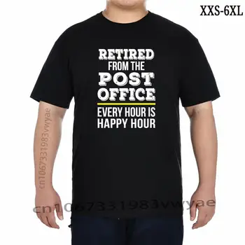Издава се пенсионират От Пощенски Клон Забавен Излязъл В Пенсия Пощенският Служител Семеен Подарък Тениска За Мъже Памучни Тениски Забавни Популярни XXS-6XL