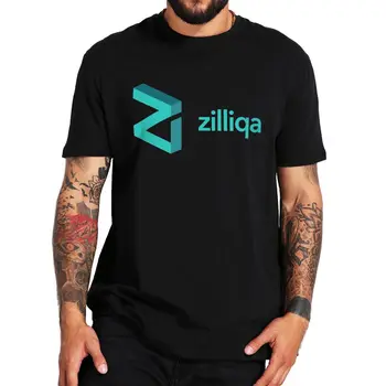Zilliqa ZIL Crypto Монета Тениска Криптовалюта Стоки Essential 2022 Тенденция Тениска 100% Памук Ежедневни Тениска