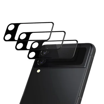 3шт HD Обектив на камерата Стъкло За Sansung Galaxy Z Флип 3 5G екранен Протектор За Galaxy Z Flip3 5G 9H Извити Защитно Стъкло Филм