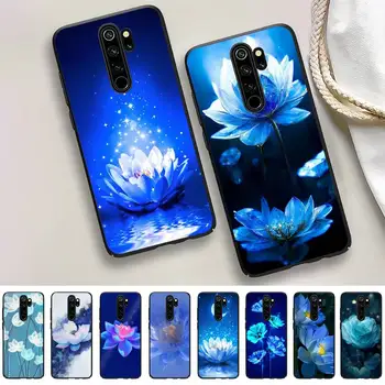 Калъф за мобилен телефон с цвете лотос за Samsung A51 A30s A52 A71 A12 за Huawei Honor 10i за OPPO vivo Y11 калъф