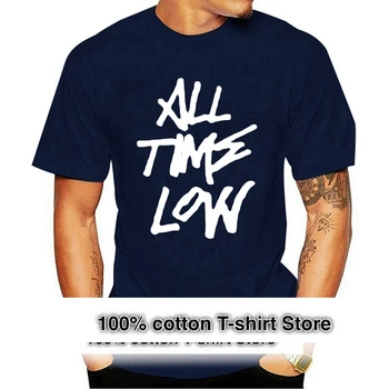 Официална тениска с надпис All Time Low Графити, Нищо лично, Сцена купоните Не Pa