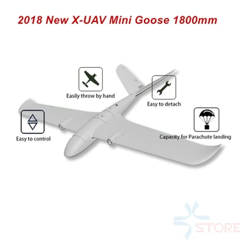 X-БЛА TJL Мини Гъска 1800 mm Размах на Крилата EPO Фиксирани Крила RC Самолет Рамка FPV/Bg-Mapping
