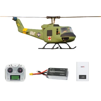 Летящото Крило UH-1 Huey Виртуална Симулация модел на Хеликоптер с Дистанционно Управление Модел Самолет 470 Клас с GPS Управление на полета H1