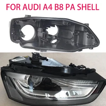 За Audi A4 B8 PA B9 2013-2015 Фаровете База на Прожекторите Задната Обвивка на Корпуса на Лампата Лампа Черен Заден Корпус Светлина Кутия