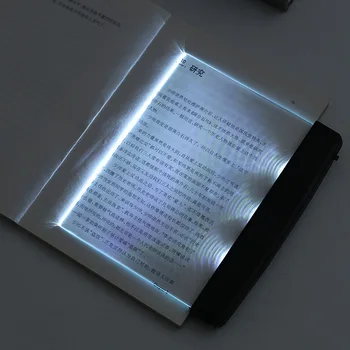Нова Пластинчатая Лампа Творчески Led Лампа За Четене на Книги Защита на Очите Батерия лека нощ Училище Лампа За Четене на Канцеларски материали за Учениците