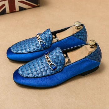 Нови Лоферы, Мъжки модел обувки От Ракита кожа, Луксозна Модерна Официалната Булчински Обувки, Мъжки Oxfords в Италиански Стил, по-Големи Размери, Мокассини