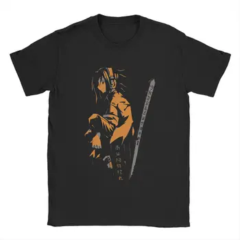 Мъжки t-shirt Shaman King Yoh Asakura, Невероятни Памучни Тениски с Къс Ръкав, Тениска с аниме, Върхове с кръгло Деколте, Летни