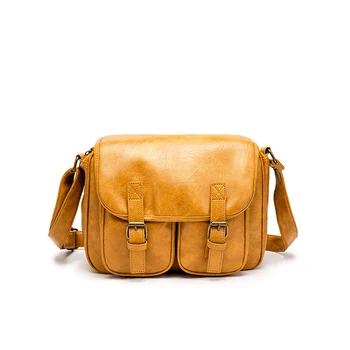 Дамски чанти От Изкуствена кожа, чанти през Рамо, 2021, За момичета, Модерни Ежедневни Чанта с множество джобове, Обикновена Чанта на рамото си прост стил
