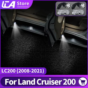 Посветен на Toyota Land Cruiser 200 2021-2008 2019 Модифицирани аксесоари за Автомобили вратата на Долния ъгъл лампа LC200 Fj200 Разсеяна светлина
