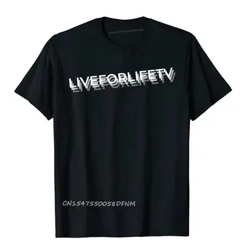 Dimension LiveforLifeTV Тениска Нов Прием на Мъжки t-shirt Премия Памук Модни Летни Блузи Тениска за Мъже на Поръчка, Бърза Доставка
