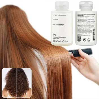 NO.3 HAIR PERFECTOR Косата Счупени Подмладяващи Увреждане на Лечение на Коса Професионален Продукт За Грижа За Косата N3 100 мл Оригинал