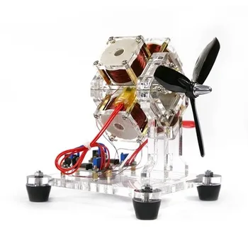 Инструмент за преподаване на физика Бесщеточный мотор модел 4 сонда Хол мотор 12 с висока скорост На мотор силни магнитни бесщеточный