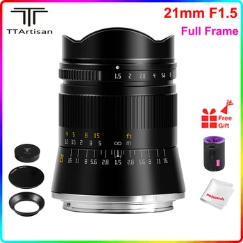 TTArtisan 21 мм F1.5 Полнокадровый Широкоъгълен обектив за Sony E-Mount Nikon Z-mount фотоапарати A7III A7RIV A7SIII A9 A6600 Z5 Z6 Z7 Z6 II