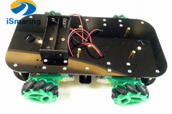 Официално шаси iSmaring шаси smart car за Omni trolley chassis от DIY верижната верижната модели на Ро Robot Smart Car Комплекти Bl
