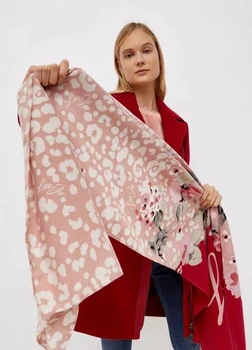 нов Класически есенно-зимния топъл шал-шал със сърца в стил разноцветном