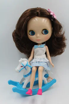 Безплатна доставка, промоция, RBL-257DIY, кукла голи блайт tait, подарък за рожден ден за момиче, 4 цвята, с големи очи, кукли с красиви коса, сладка играчка