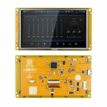 Модул на дисплея 7 инча HMI TFT LCD с интерфейс с висока яркост + RS232/RS485/TTL за промишлена употреба