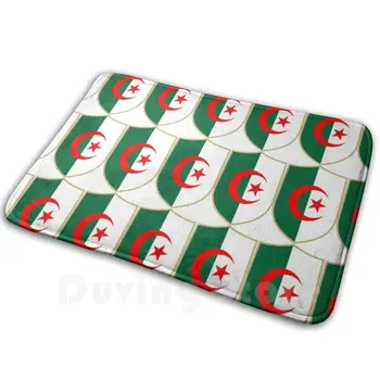 Флаг На Алжир Килим Мат Мат Възглавница Е Мека Алжир Dz ? ? ? ? ? ? ? Алжирец Алжир, Оран Дзаир Алжир Блед Дзаер