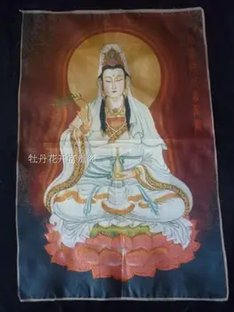 Китайски старинни колекция диаграма на Богинята на милосърдието Тханка