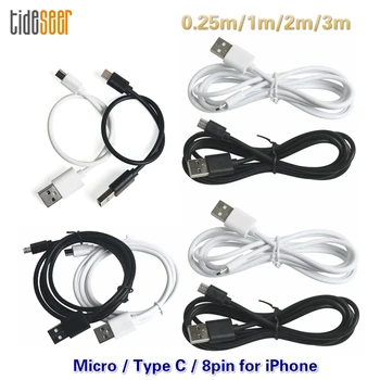 1 м/2 м/3 м Тип-C, C USB Кабел за Samsung S10 Plus Бързо Зареждане Micro USB Кабели за Huawei Капитан 20 Lite Кабел за iPhone 13 12 X