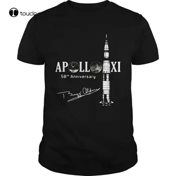 Apollo 11 50th Годишнина с Космонавт Apollo Баззом Олдрином, Маркова Мъжка Тениска Модна Тениска с Кръгло деколте Homme Create, Унисекс